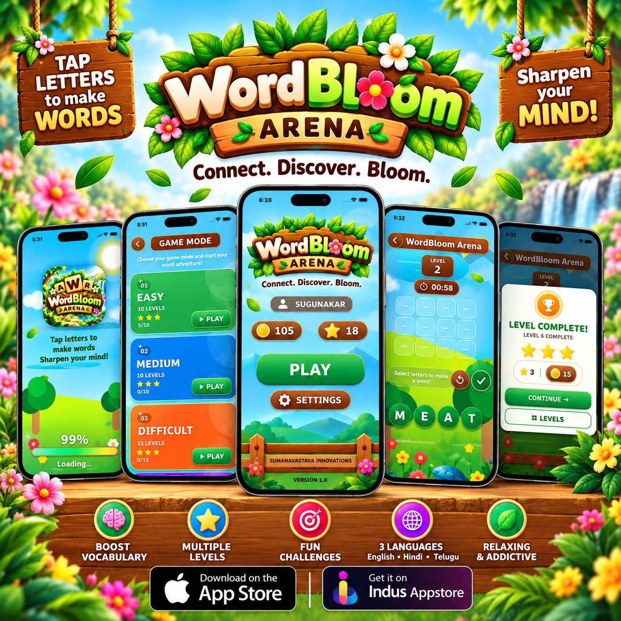 Word Bloom Arena project screenshot